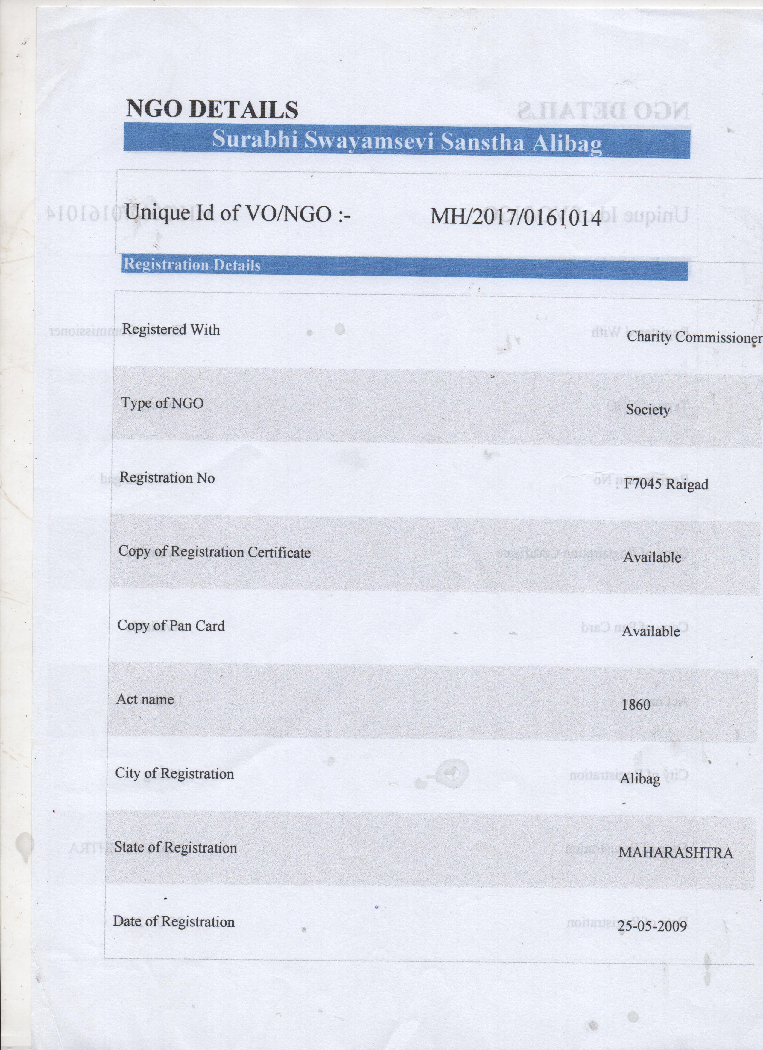 Unique Id Certificate